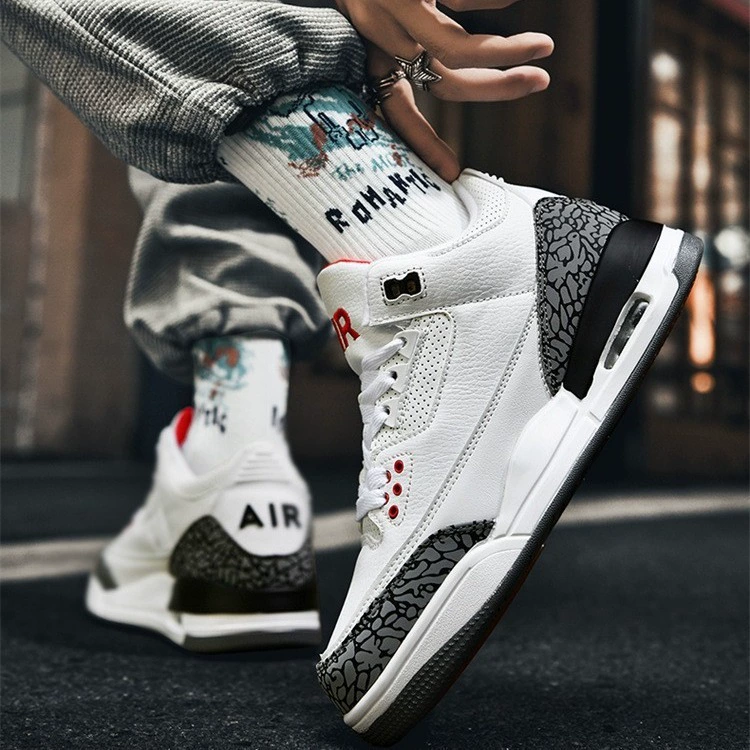Air Jordan, летние дышащие кроссовки кремово-белого цвета, амортизирующая нескользящая повседневная обувь