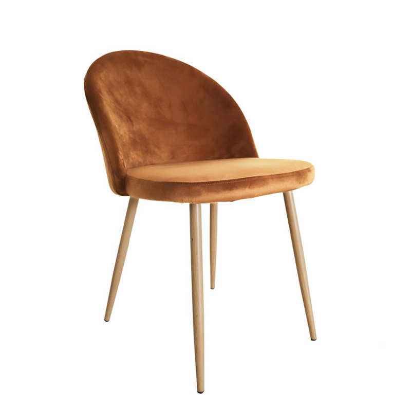 Silla de comedor de lujo ligera italiana silla de hotel casera silla de sala de estar silla de respaldo ocio moderno minimalista mesa de negociación silla