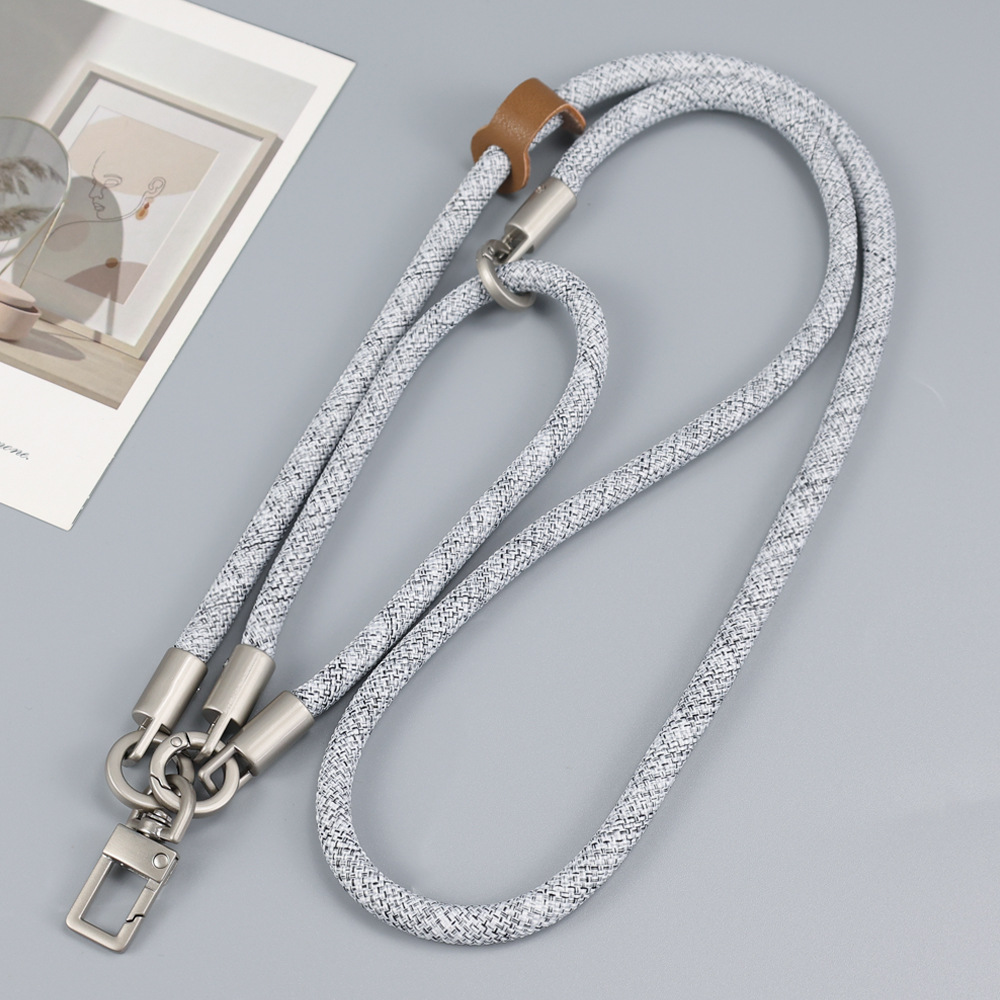 흰색 [조절 불가] 긴 로프 90CM, 짧은 로프 30CM