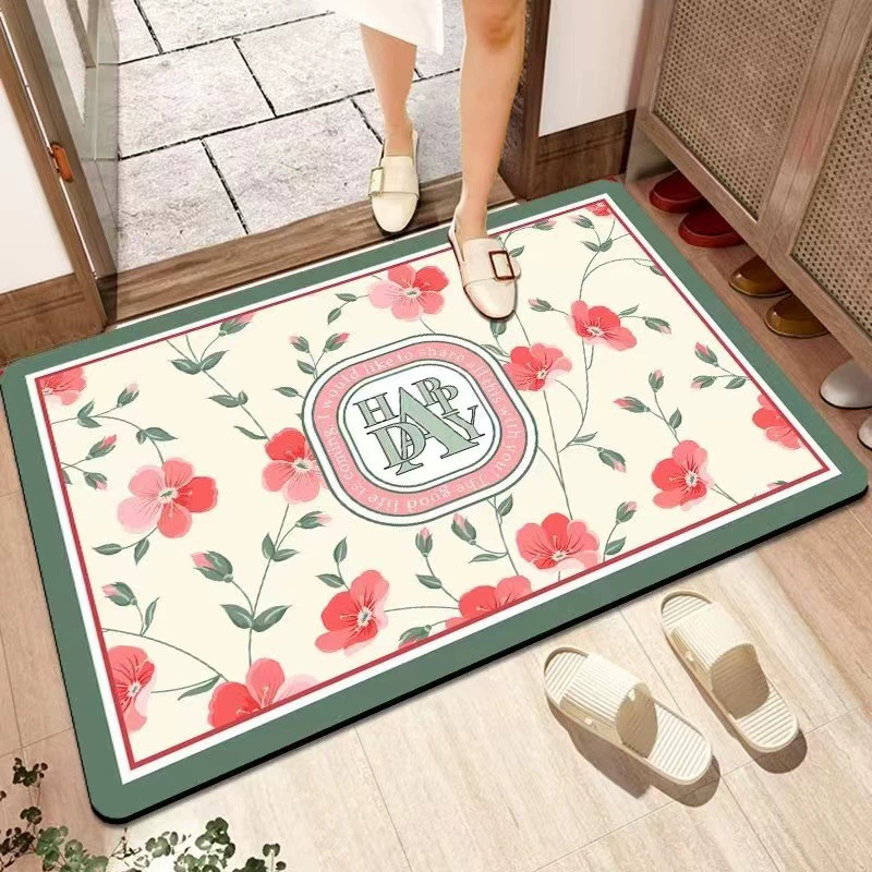 Технологическая ткань Впитывающий Коврик для ванной комнаты мягкий диатомовый грязевой коврик нескользящий коврик для ванной комнаты кухонный коврик сухой напольный коврик бытовое одеяло