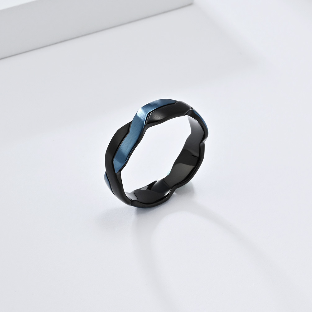 8g Weight Rings Classification 1 Piece Quantity Holiday, Daily Occasion 304 Stainless Steel Material Solid Color Pattern All Seasons Season Men's Gender Polishing Design Vacation, Classic Style Style Vacation Classic Style Solid Color 304 Stainless Steel Polishing Men's Rings Men Band Rings 9