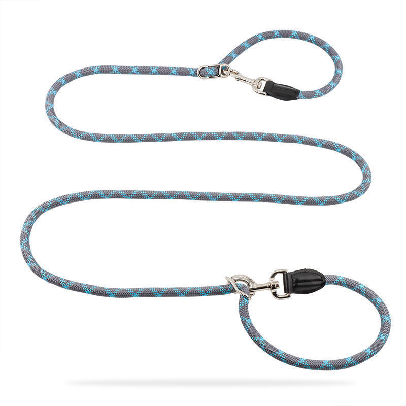 Amazon Venta caliente mascota perro Correa multifuncional cintura crossbody doble cabeza una arrastre dos perro Correa perro cadena