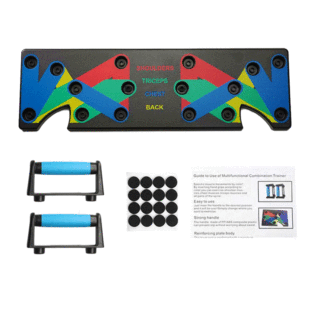Multifunctional Push-Up Training Board Home Stand for Chest Muscle Exercise Indoor Fitness Equipment Russian Push-Up Board Foldable and Portable