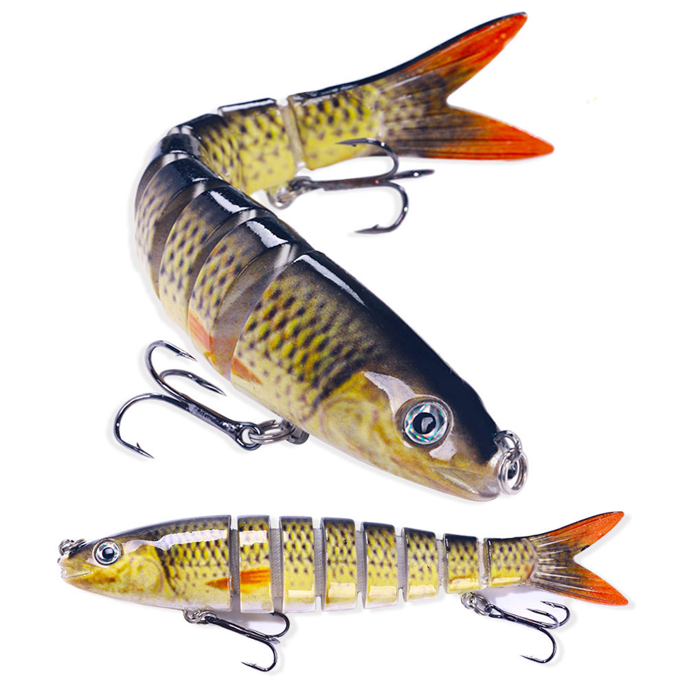 Nuevo Luya cebo multi-Sección de pescado 16 colores 13cm 18g biónico multi-Sección de cebo duro Comercio exterior Luya pesca cebo falso