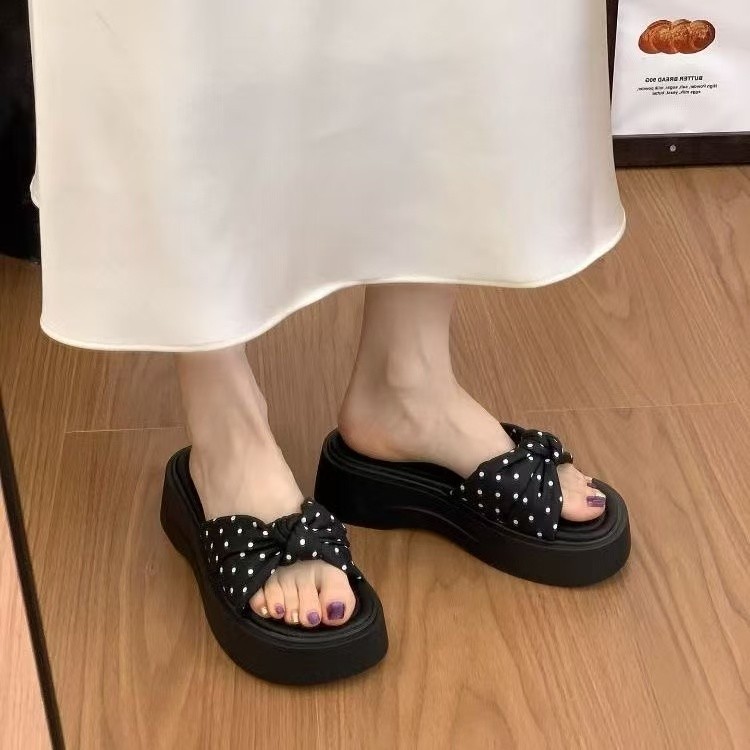 Sandalias Mule de Plataforma en PU y Caucho para Verano