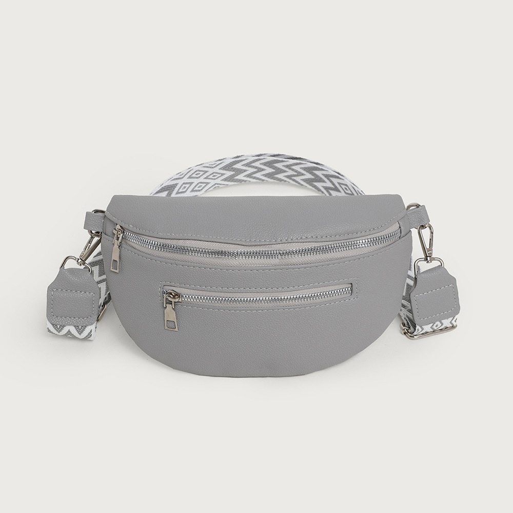 Transfronterizos para bolsos de cuero suave bolsos de silla de montar bolsos de mujer 2025 nueva moda bolsos de pecho casuales bolsos de hombro