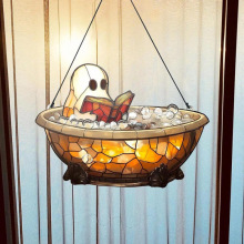 E 65828 Halloween Ghost Light Ornament ��ʥ������鲶�����