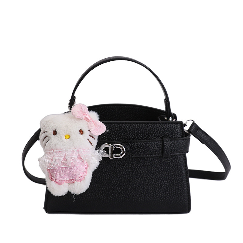 Textura de alta calidad nicho bolso de mano pequeño bolso de mujer nuevo ligeramente lujoso estampado lichi bolso Kylie bolso de mochila de estilo exterior
