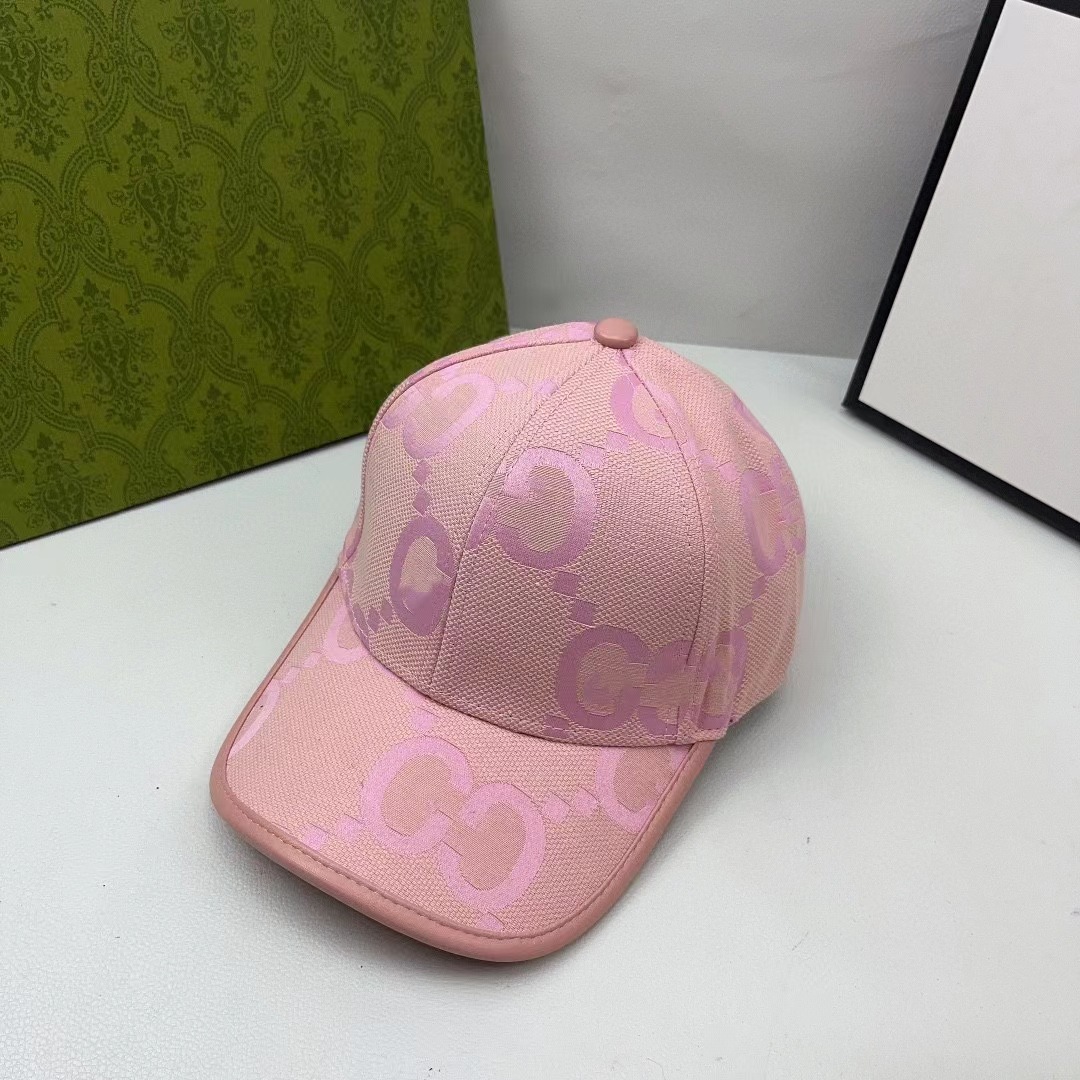 thumbnail for New fashion candy color presbyopic letter G baseball cap step into Europe and America outdoor sports jacquard peaked cap correct