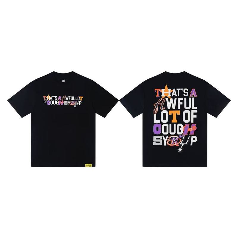 国境を越えた貿易のトレンドブランド THAT'S A AWFUL LOT OF COUGH SYRUP ゆったり男女兼用半袖Tシャツ|undefined