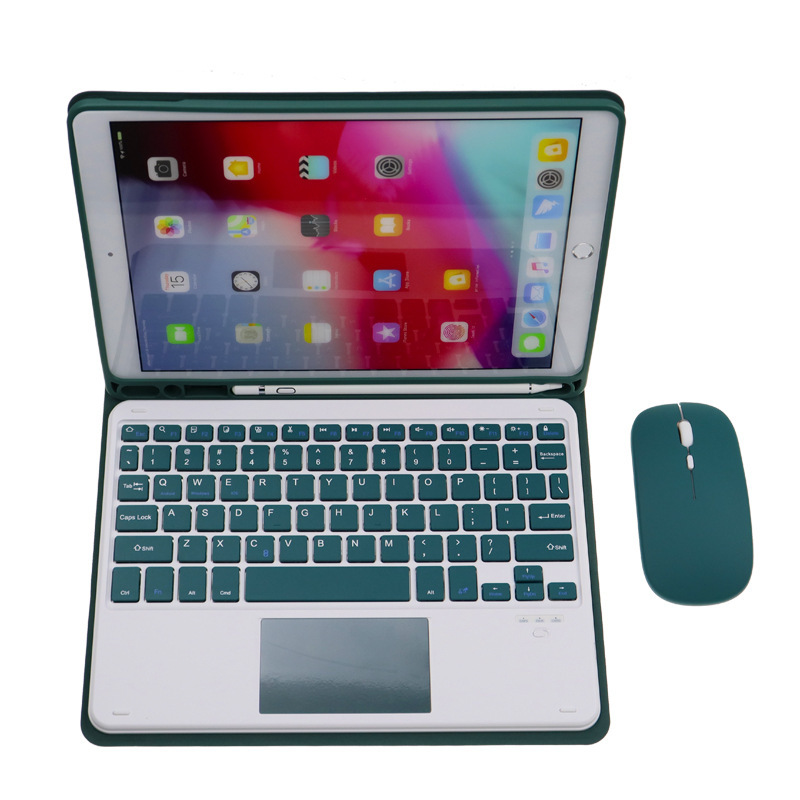 Aplicable para iPad Tablet Bluetooth Wireless Keyboard Mouse Set iPad Keyboard Wireless Touch Keyboard Cover image 8
