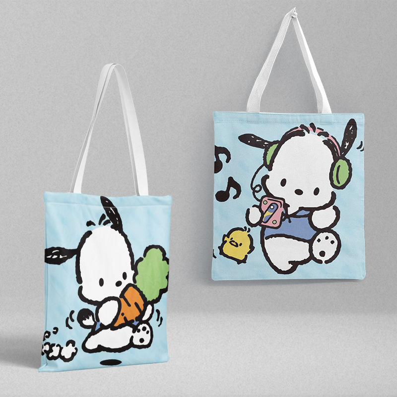 Bolsa de lona Sanli Gull pequeña fresca y simple estilo ins versión coreana hermosa bolsa de hombro bolsa de compras portátil al por mayor