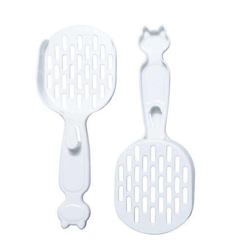 Source factory cat litter shovel plastic hook poop shovel cat poop shovel toilet litter box cleaning supplies wholesale
