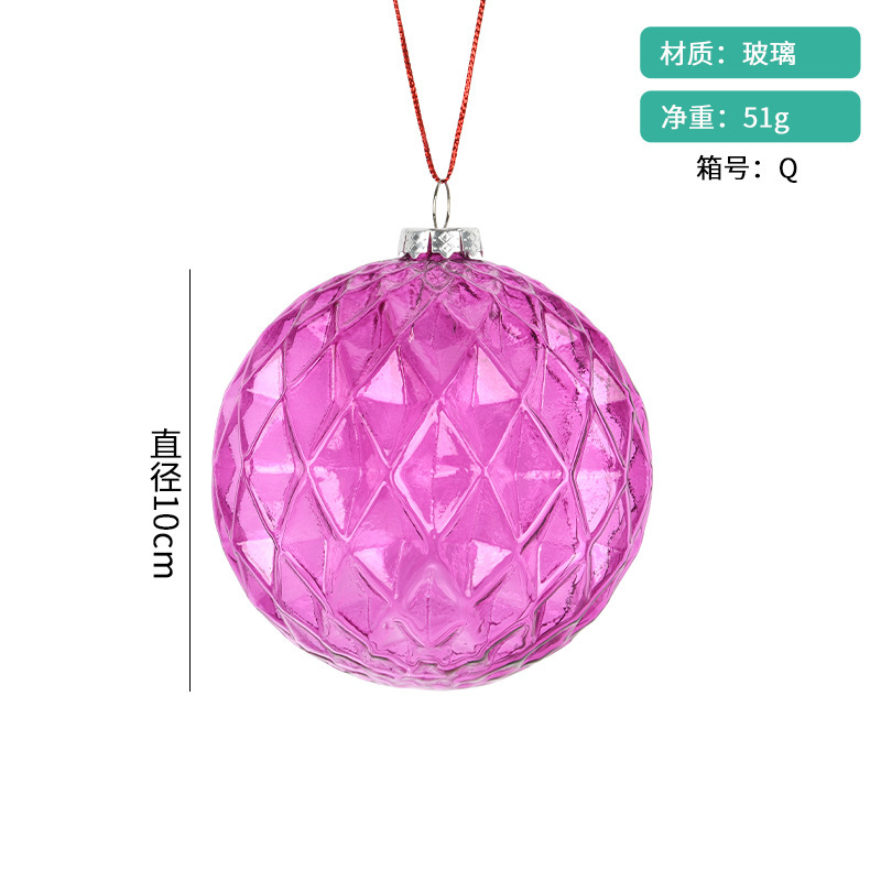 クリスマス装飾用品ガラス塗装ボールクリエイティブペンダントクリスマスツリーシーンアレンジメント雪だるま食品スタイリングペンダント|undefined
