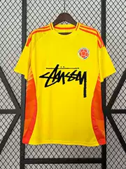 Stussy Signed Edition Soccer Jersey National Team Brazil England Spain Italy Home Away Short Sleeve