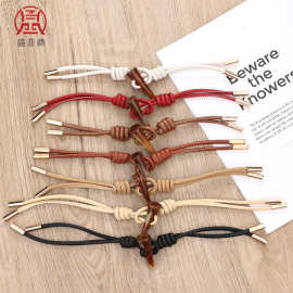 毛呢大衣PU绳子对扣树脂仿牛角皮对扣毛衣棉衣羽绒服皮革对扣批发