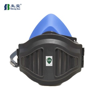 Shengbao Dust Mask Dr-T Silicone Cover Kn95 Grade Mining Coal Mine Labor Protection Polished Dust-Proof Half Face Mask