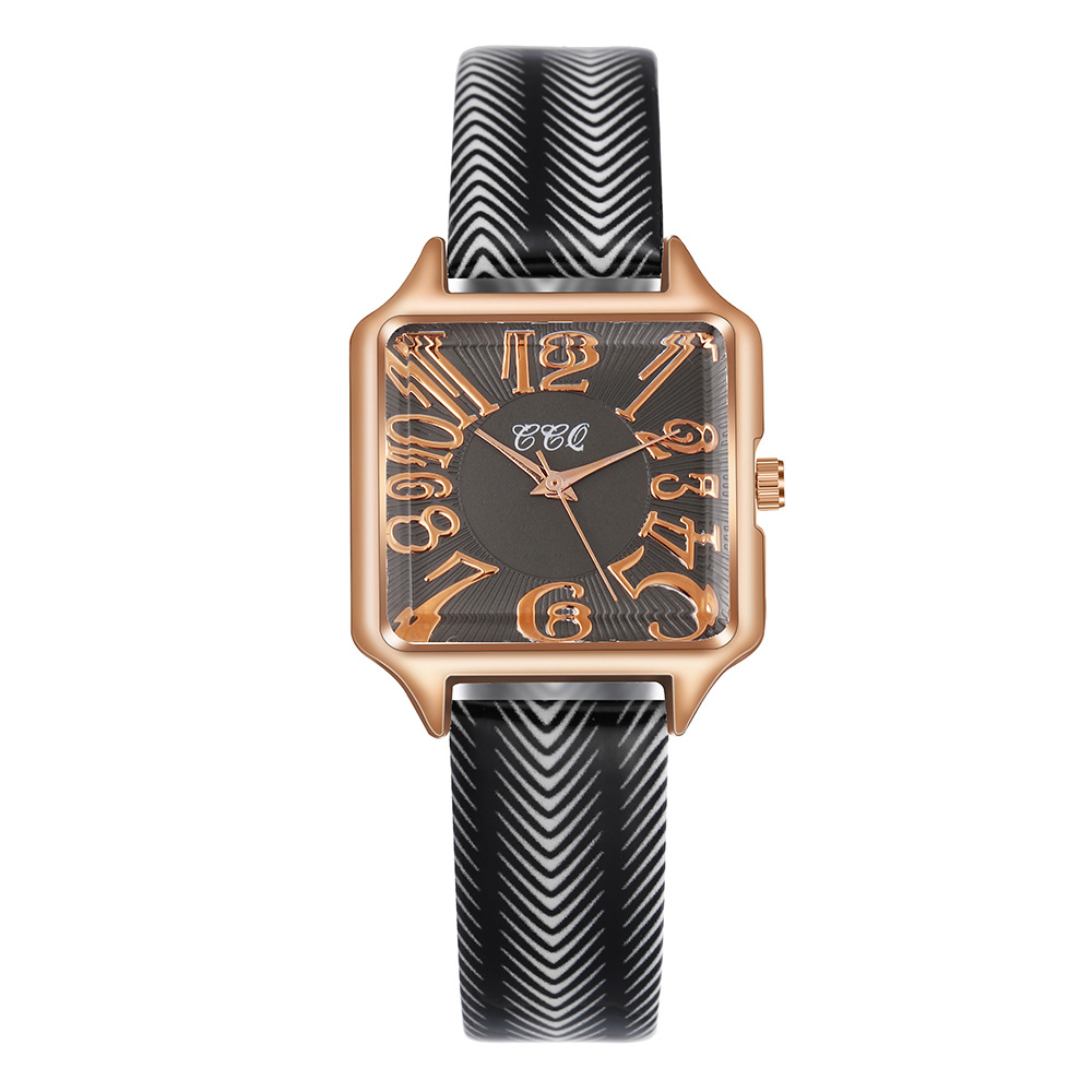 2024 Celebrità di Internet live streaming nuova cintura minimalista quadrante quadrato al quarzo scala digitale del tempo_voghion.com