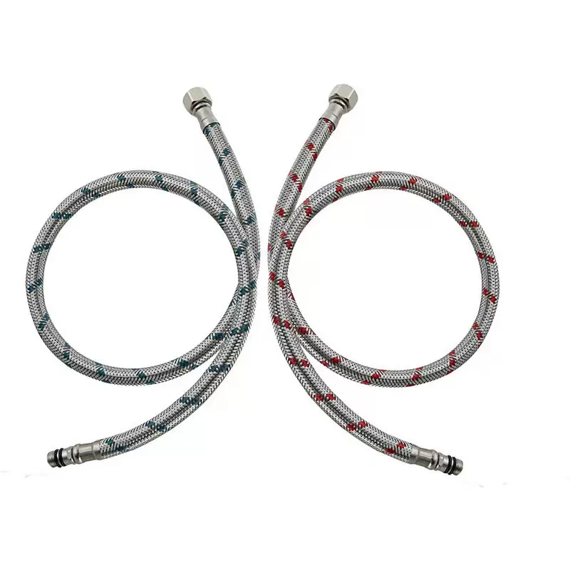 洁羿卫浴不锈钢加密加厚单头软管尖头管单孔面盆菜盆龙头配件批发