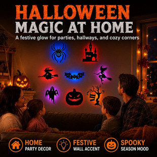 �羳��ƷHalloween LED wall lamp decoration   LED��Ӱ�����N��