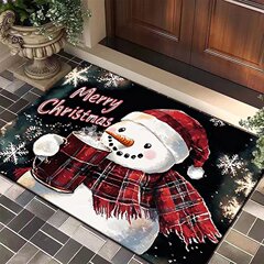 クロスボーダーアマゾンクリスマスフロアマットカスタムメイド玄関ドアフロアマット吸水性滑り止めクリスマスカーペット卸売