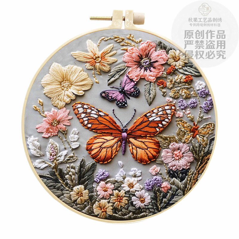 オリジナルクロスボーダー手作り刺繍diy材料バッグ新品刺繍手作りDIY材料バッグ手刺繍英語図解|undefined