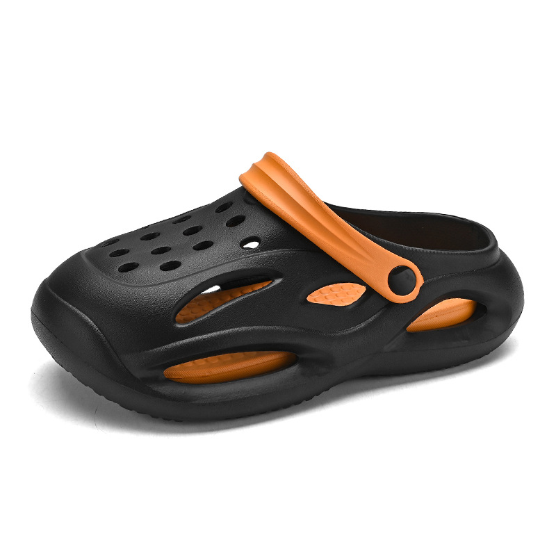 Transfronterizo 2025 verano nuevo desgaste ventilador bicolor ocio suave suela antisucio sandalias agujero zapatos agujero image 5