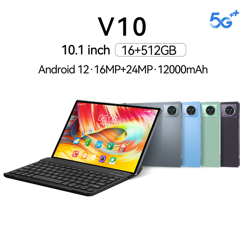 Directly Supplied from the Manufacturer, 10.1-Inch Tablet with Dual Sim Dual Standby, Suitable for Cross-Border Learning, Office Work, and Gaming, with a Touch Screen and Ips Display