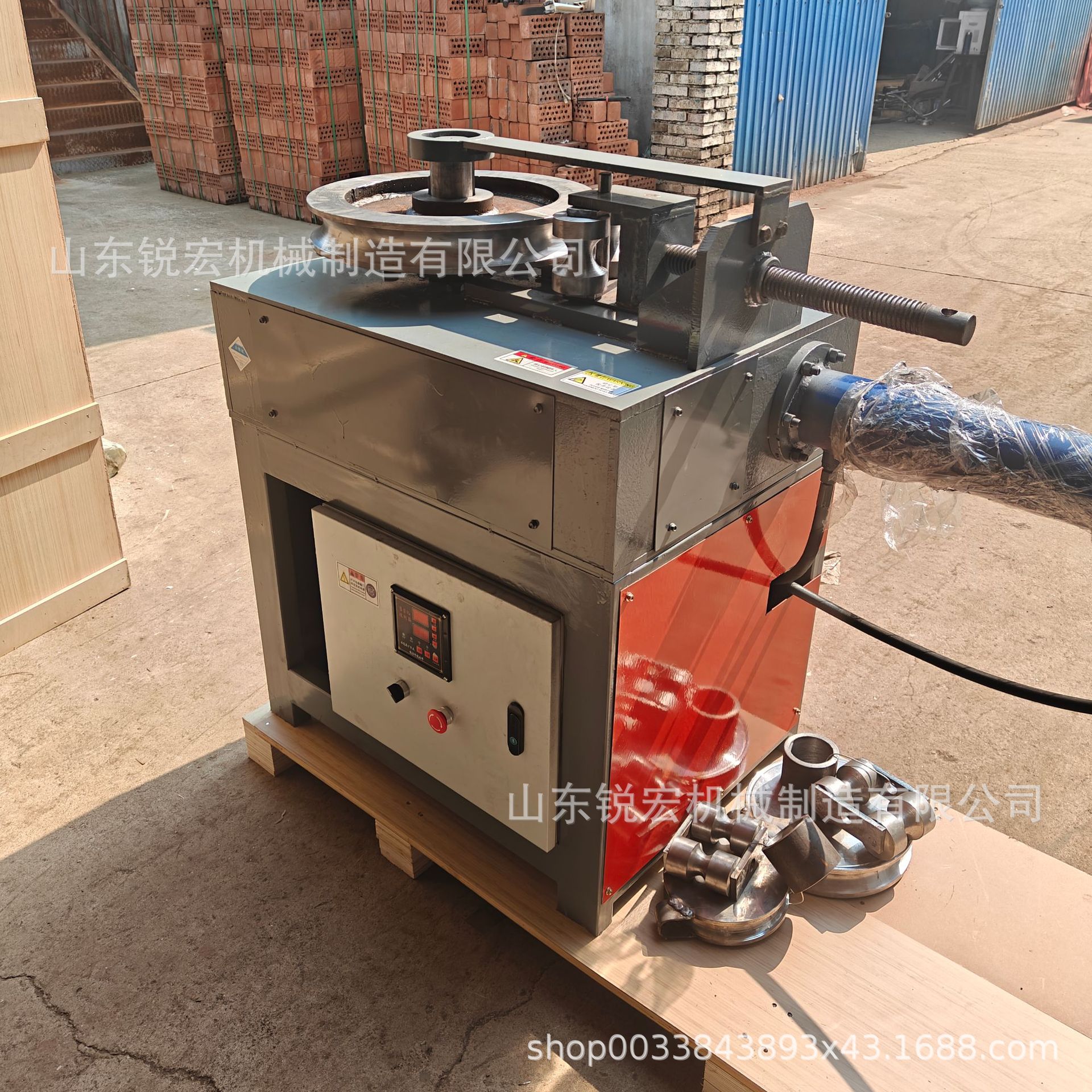 Dobladora de tubos de ángulo recto de plataforma de 90 grados Dobladora de tubos hidráulica CNC de 180 grados Dobladora de plataforma de tubos de acero de invernadero en forma de U