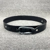 Black buckle, belt