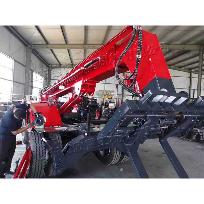 座驾式伸缩臂叉装车 港口集装箱伸缩自卸车 液压式多用途叉车