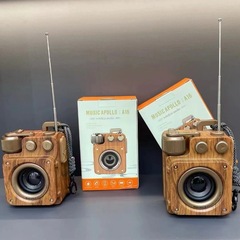 A16ワイヤレスbluetoothスピーカーレトロなスピーカー屋外携帯低音強力ラジオ