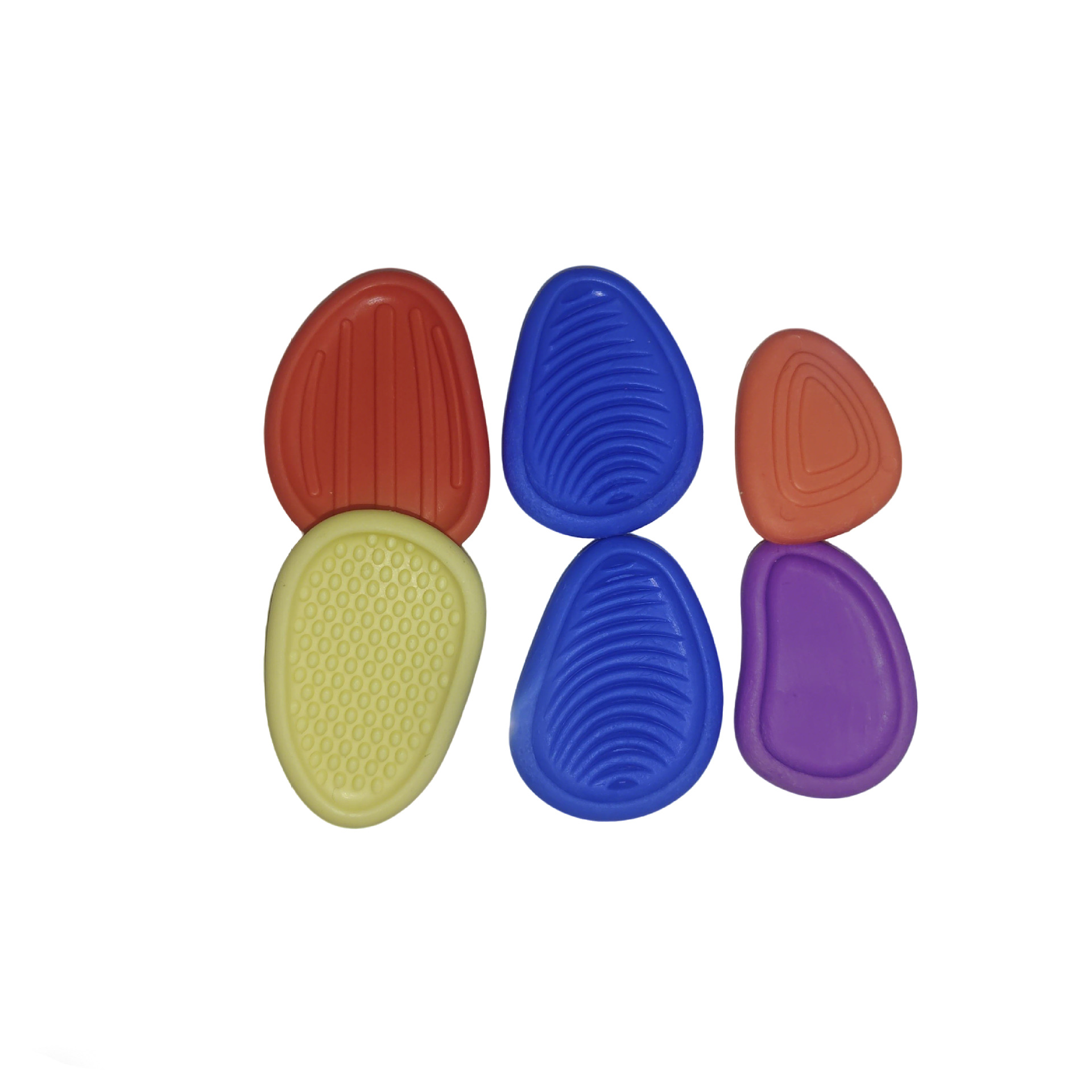 Juguetes Fidget transfronterizos juguetes sensoriales coloridos piedra suave para estudiantes autistas artefactos creativos de alivio del estrés