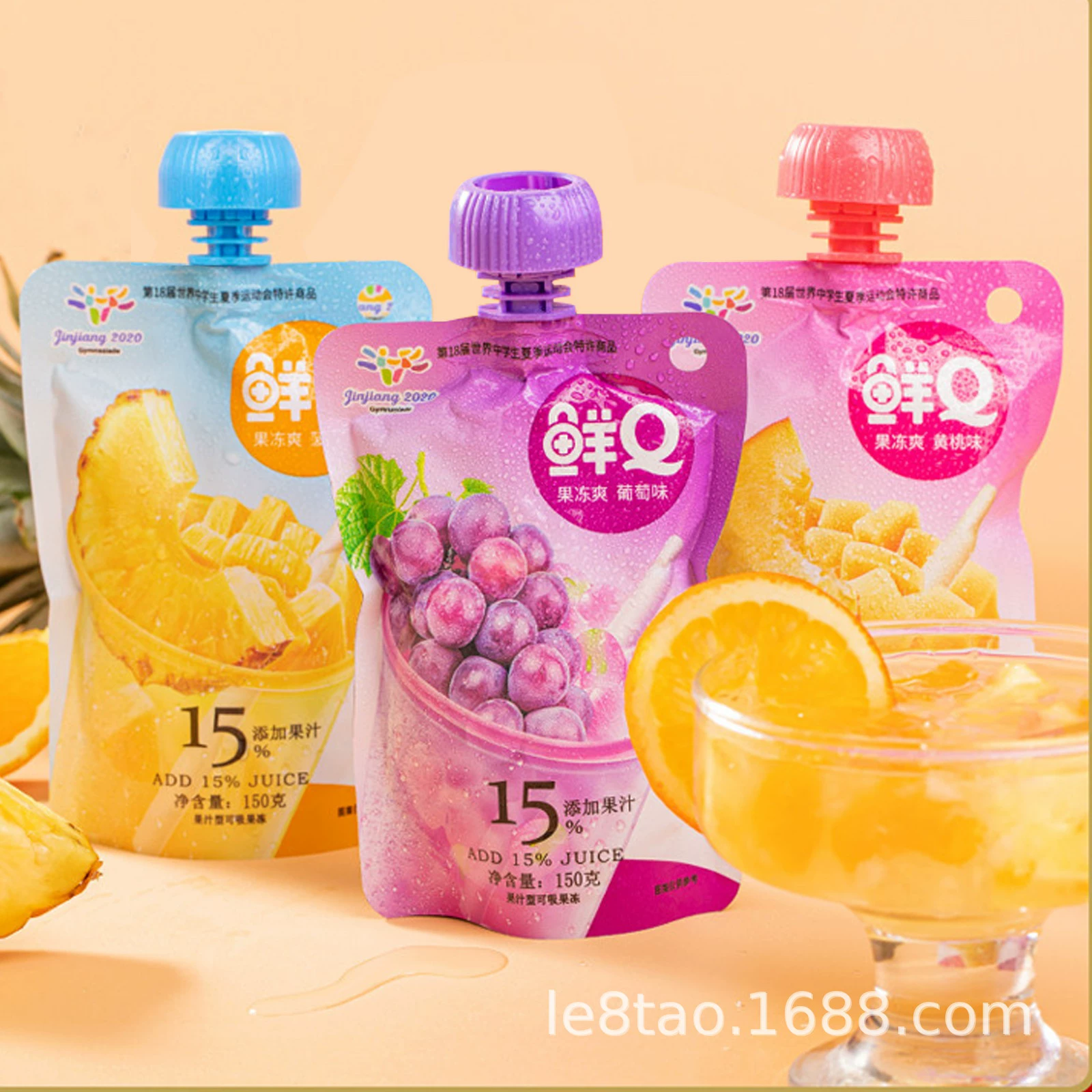 Карандаши Shinkoshi можно высасывать фруктовый вкус свежий желе Q 150 г пакет установлено сосать с примесью фруктовых желе дети без сахара