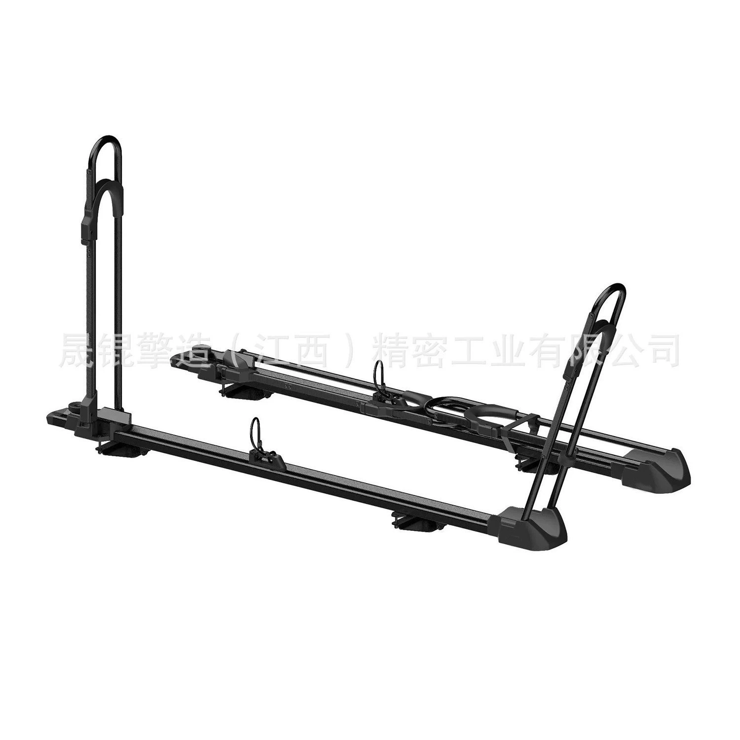 Велобагажник на крышу автомобиля для активного отдыха, двойной колесный, с фиксированным замком безопасности