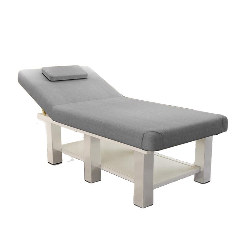 Fábrica directa cama de belleza salón de belleza masaje fisioterapia hogar plegable bordado terapia de fuego con agujeros moxibustión image 5