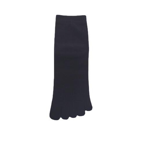 Toe socks, men's pure cotton socks, versatile, anti-odor, sweat-absorbent, breathable mid-calf socks, non-slip, non-falling, split-toe socks