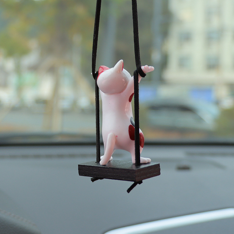 Twisted Waist Cat Car Pendant Car Interior Decoration Supplies Car Pendant Pendant Car Charms Car Supplies Batch