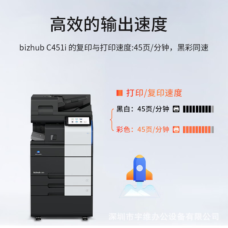KONICA MINOLTA KONICA MINOLTA bizhub C451i A3A4 Compuesto multifuncional a color