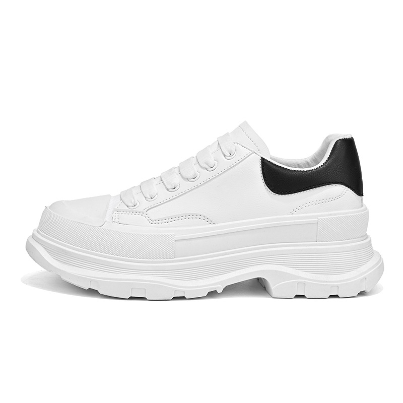 p9Shoes pour hommes automne nouvelles chaussures de sport décontractées pour hommes chaussures basses en cuir plate-forme à semelles épaisses baskets pour hommes Mc Queen chaussures blanches_voghion.com