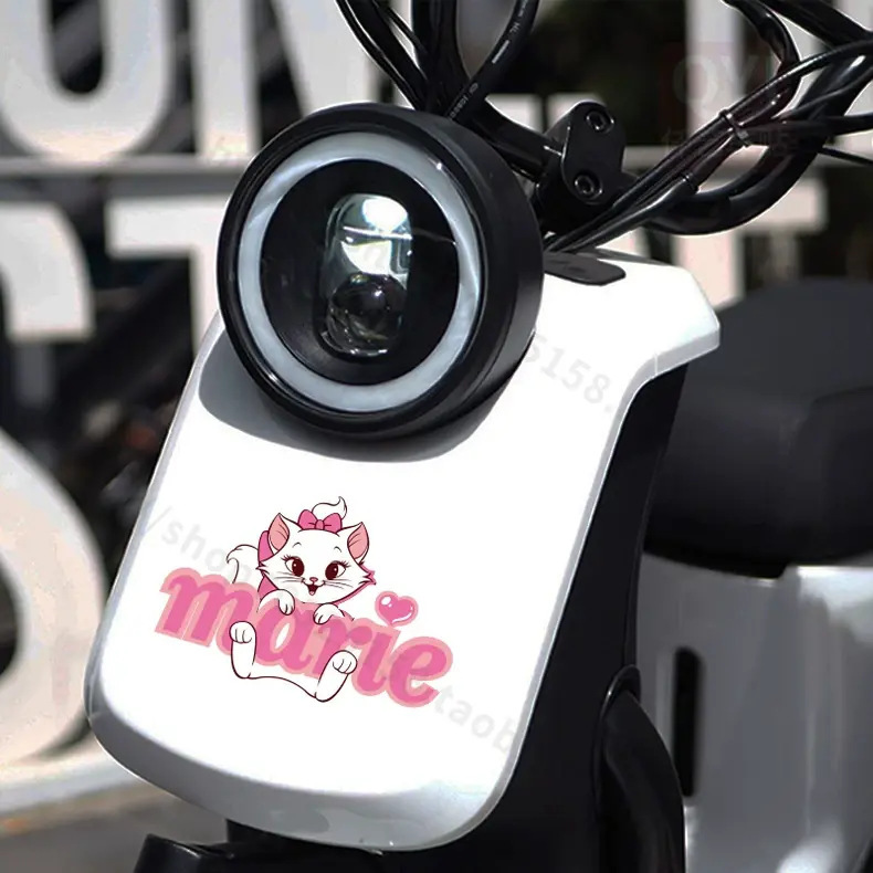 漫画メアリー猫電気自動車ステッカーヤディカーフエマテーブルベルオートバイ車のステッカー車のスクラッチブロックステッカー|undefined