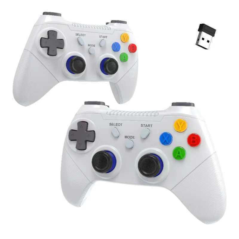 2.4g Wireless Game Controller Android Dual-Player Second-Hand Controller Tvbox Pc 2.4g Controller Factory Ready Stock