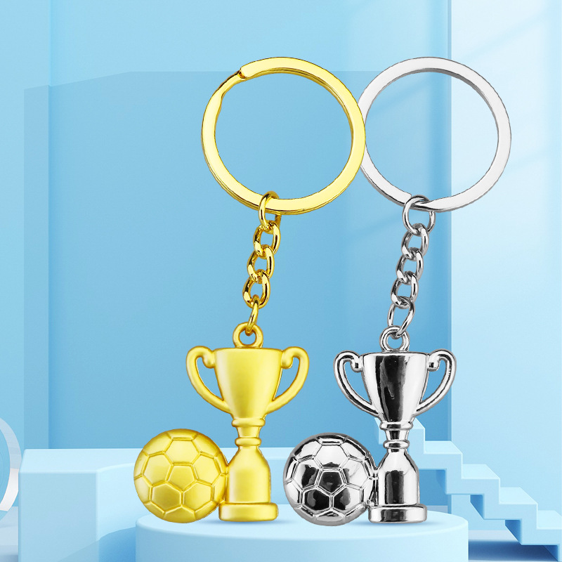 Llavero del Trofeo de la Copa Mundial de Fútbol 2026 de Estados Unidos, Canadá y México, Llavero de la Copa Hércules de Fútbol, Pequeño Regalo Deportivo