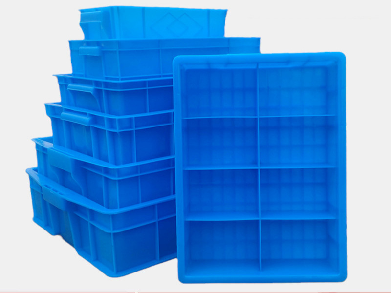 塑料零件盒分格箱长方形加厚四分类多格螺丝周转筐五金工具收纳盒
