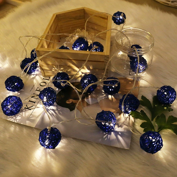 Blue-20 light 4 meters-plug-in model