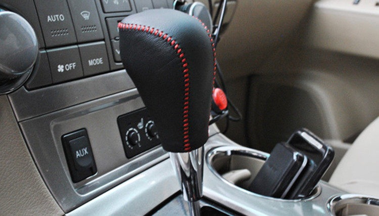 Suitable for older Lexus ES/RX/IS/GS/LS models, genuine leather gear shift cover