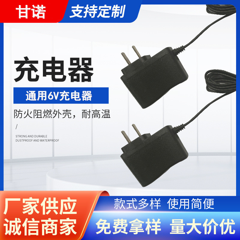 厂家直供批发6v充电器电子秤奥6V充电器A-6V锂电池6V充电器充电器