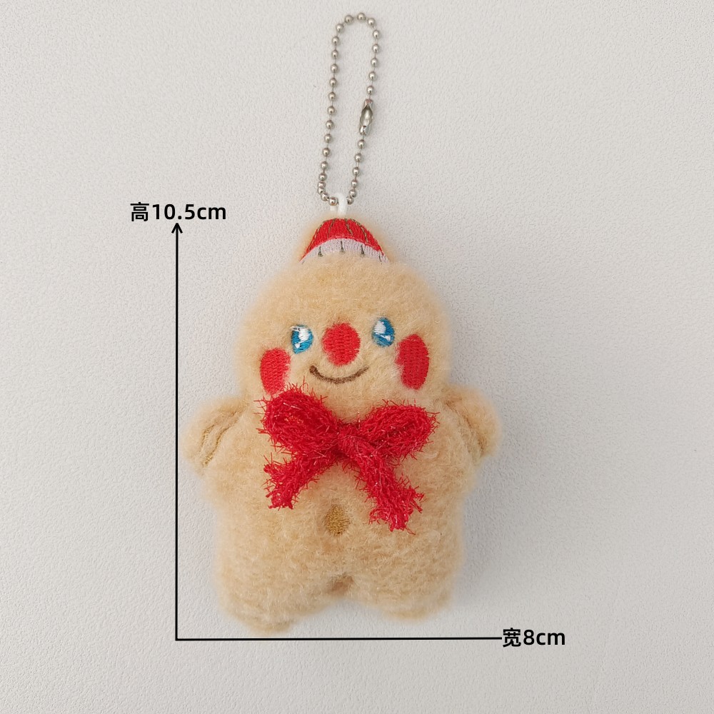 Muñeca de Navidad de peluche de dibujos animados muñeca Santa muñeca de nieve decoración navideña colgantes bolsos colgantes