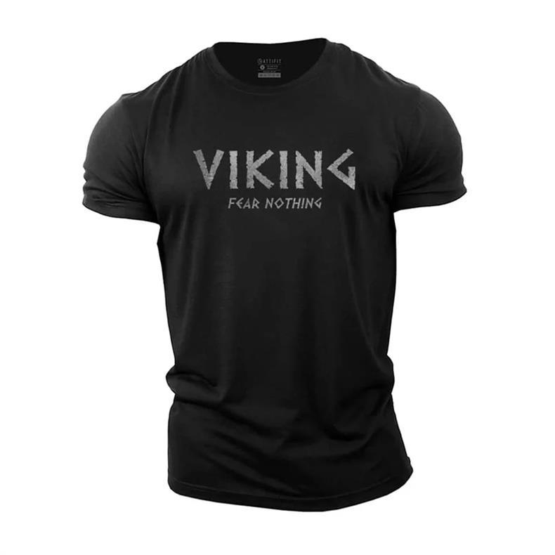 Viking T Shirt Fear Nothing Gym Fitness Crew Neck 9 O1CN011nVjev28s6Q3UuPbo !!2219473487987 0 cib