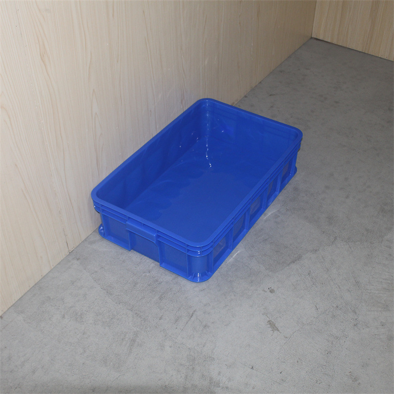 汕头汕尾批发塑料蓝色江苏周转面包箱 超市零食饮料啤酒收纳胶盒